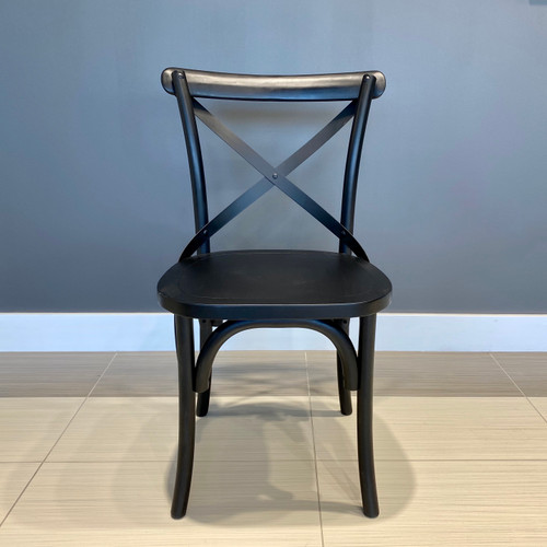 Cross Chair Black - Set of 8