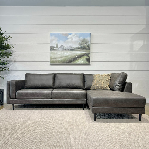 Canberra Sofa Chaise & Armchair - Right Hand Facing - Highland Slate