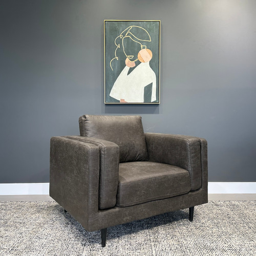 Canberra Corner Lounge & Armchair - Highland Slate