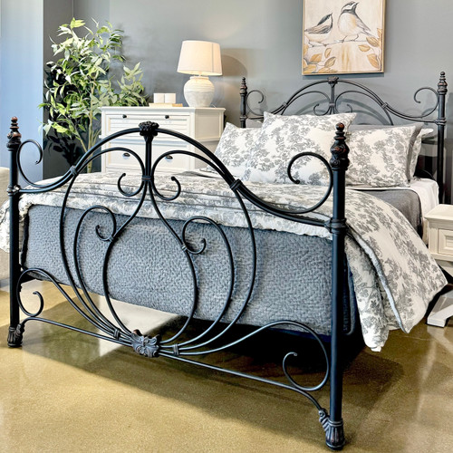 Mitchell King Wrought Iron Bed & Quality Sleep King Mattress Suite