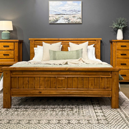 Griffith Bed & Diamond Deluxe Mattress - King