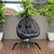 Duke Double Hanging Egg Chair - Black