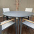 Avignon Dining Table Round - Charcoal