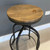 Lockhart Swivel Stool - Made from recycled materials inc. metal, timber & hardware. Expect imperfections such as warping, scratches, dents, cracks, splinters & chips, these ARE NOT covered by warranty.