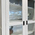 Provedore Two Tone Glass Display Cabinet - Double Door, 1 Drawer