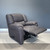 Seattle Recliner - Leather Air Charcoal