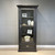 Provedore Black Single Glass Display Cabinet