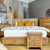 Leura King Bed, 1x Dresser 2x Bedside & Diamond Deluxe Mattress Suite