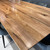 Milan 200cm Dining Table & 6x Mid Century Charcoal Chairs Suite