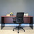 Performance 1800 Office Desk - Red Gum/ Charcoal