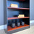 Performance Bookcase Large - Red Gum/ Charcoal