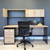 Performance 1800 Office Desk & Hutch - Natural Oak/ Charcoal