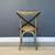 Cross Chair w/ Rattan Seat - Natural