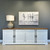 Provedore Two Tone Sideboard 4 Doors - Espagnolette Bolt Handles