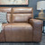 Boston 2 Seater Dual Power Sofa - Brown Leather NEW 3721-85