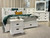 Provedore All White King Bed, 1x Dresser, 2x Bedside & Diamond Deluxe Mattress Suite