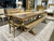 Flinders 250cm Dining Table, 230cm Bench & 6x Cross Chair Natural Suite