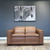 Sydney 2 Seater Sofa - Brown Leather NEW 3721-85