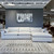 Traralgon Sofa Chaise Right Hand Facing (RHF Chaise + Armless Chair + LHF Chair) - Linen