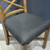 Macedon Dining Chair w/ fabric seat-  grey colour