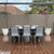 Ocean Grove Extension Table & 6 x Ocean Grove Chairs - Charcoal