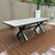 Ocean Grove Extension Table & 6 x Ocean Grove Chairs - Charcoal