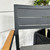 Sense 180cm Bar Table & 6x Sorrento Bar Chair w/ Arms - Black