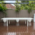 Preston 224/340cm Extension Table & 8x St Malo Chairs - White