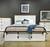 Provedore Two Tone Bed w/ 2 Sliding Barn Doors
