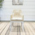 Yambuk Outdoor Aluminium and Rope Dining Chair - White Frame & Cream Rope