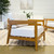 Barwon 4 Piece Lounge Set (1x Sofa, 2x Chair, 1x Coffee Table) - Teak Look