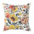 Floral Botanica Cushion 50x50cm - Lemon & Pink