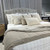 Zoe Bedspread Set - Includes Pair of Standard Pillow Shams - White