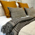 Tuscany Cushion 35x55cm - Black, Sand & Grey Multi