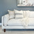 Manly Sofa Chaise & Ottoman - Comet Morning Mist / Left Hand Facing