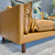 Manly Sofa - Tan Leather
