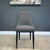 Mid Century Dining Chair - Boucle Charcoal