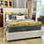 Trent Upholstered Bed King Natural & Diamond Deluxe King Mattress