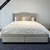 Memphis Winged w/ Drawers Soft Grey & Diamond Deluxe Mattress - King