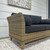 Portsea 2 Seater - Brushed Wheat / Denim Grey