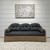 Mulwala Sofa, Loveseat, Armchair & Coffee Table - Brushed Wheat w/ Denim Cushions