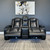 Cinema Power 2 Seater - Black