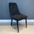 Mid Century Dining Chair Mayfair Charcoal - Set of 8