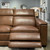 Sydney 4 Seater Sofa - Brown Leather NEW 3721-85 (LHF Loveseat, RHF Loveseat)