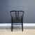 Wishbone Black Dining Chair w/ Black Seat - Set of 8