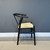 Wishbone Dining Chair - Black w/ Natural Seat - Set of 6