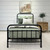 Emerald Single Black Bed & Diamond Deluxe Single Mattress