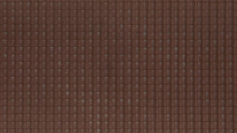 NOCH 60351 Pantile, dark red (HO) 28X10CM