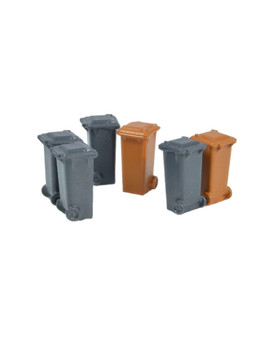 87TRAIN 22231  6 containers 100 l (Grey, brown) (H0)