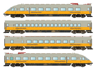 LS MODELS 16006  ET 403, YELLOW/GREY, LUFTHANSA AIRPORT EXPRESS, 4 ELEMENTS, ALTERNATIVE (DC)(HO)